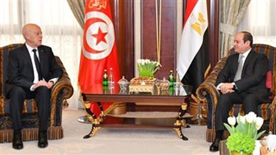 الرئيس السيسي يؤكد تطلع مصر إلى تطوير العلاقات مع تونس