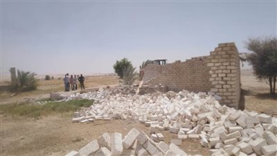 إزالة 33 حالة تعد على أراضي أملاك دولة بمركزي منفلوط وأسيوط