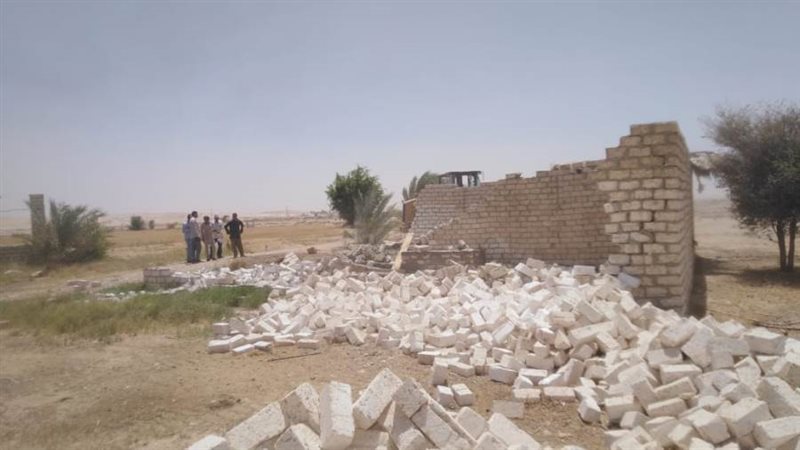 إزالة 33 حالة تعدي