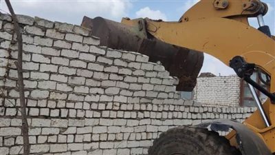 إزالة 227 حالة تعدٍ على مساحة 39 فدانًا بكفر الشيخ