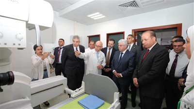 وزير التعليم العالي يتفقد مركز زراعة الكلى الجديد بجامعة المنصورة