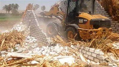  إزالة 652 حالة تعد على أملاك الدولة والأراضي الزراعية ضمن الموجة 21 لإزالة التعديات