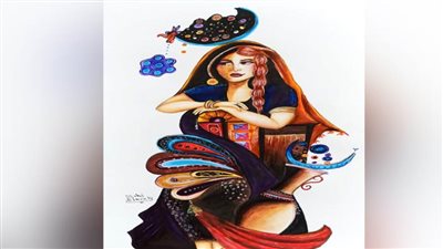 مواهب شابة تدعمها بوابة روزاليوسف بريشة الفنانة شهد المهدي (12)