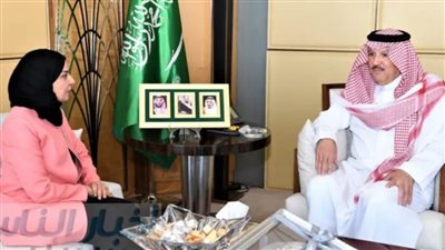 سفير السعودية لدى مصر يستقبل نظيرته البحرينية