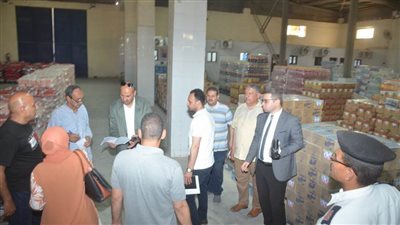 حماية المستهلك: ضبط مخزن لاحتكار السلع الأساسية ببني سويف