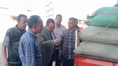 ضبط 58 طنًا من محصول القمح بهدف الاحتكار بمركز ملوي بالمنيا