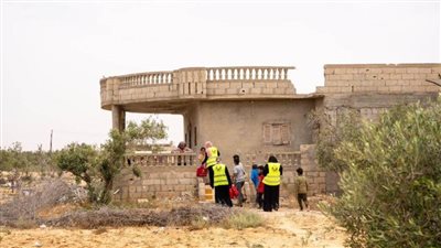 قافلة طبية مشتركة لعدد 8 تجمعات بدوية جنوب الشيخ زويد