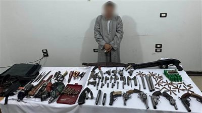 ضبط ورشة لتصنيع وإصلاح الأسلحة النارية بالأقصر