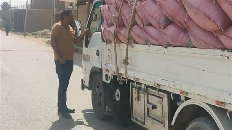 ضبط سيارة محملة بمحصول