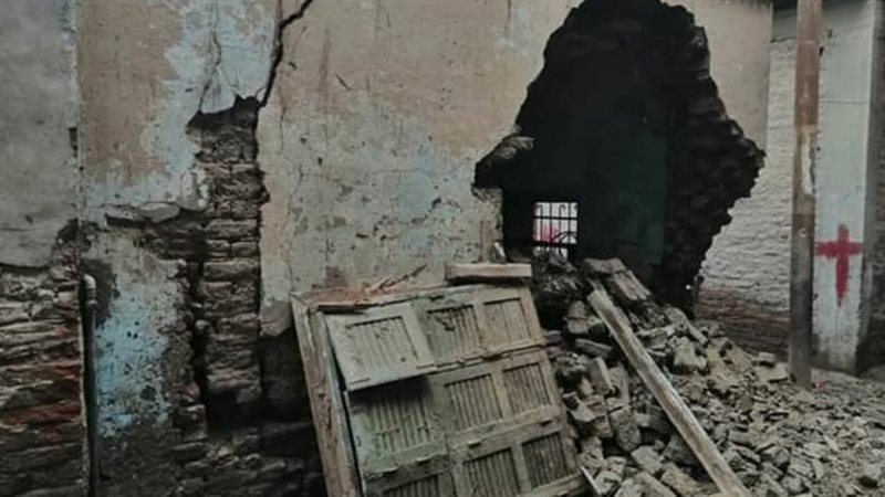 تصدع منازل أرشيفية