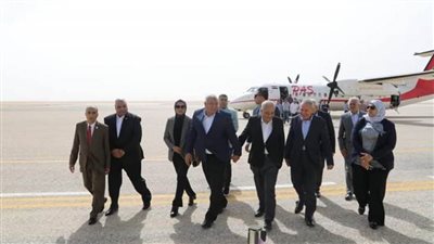 محافظ الوادي الجديد يستقبل وزير التعليم 