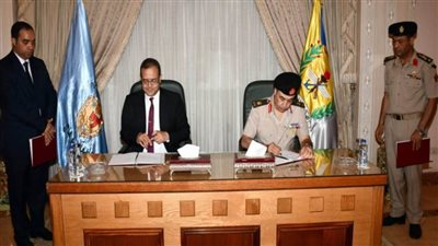 أكاديمية ناصر العسكرية للدراسات العليا توقع بروتوكول تعاون مع جامعة سوهاج