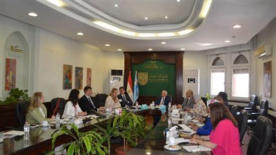 زيارة وفد روسيا لدراسة فرص فتح فروع للجامعات الروسية بجامعة الإسكندرية