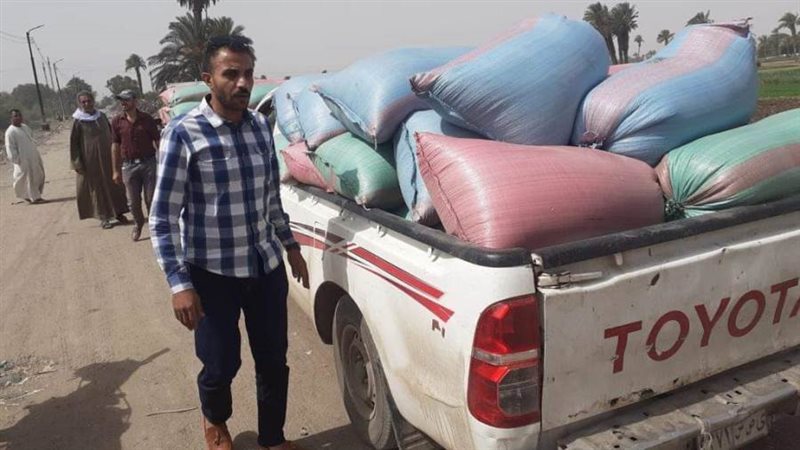 ضبط كميه من القمح