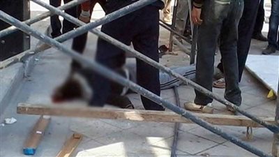 مصرع عامل من الطابق الخامس بعمارة تحت الإنشاء بسوهاج 