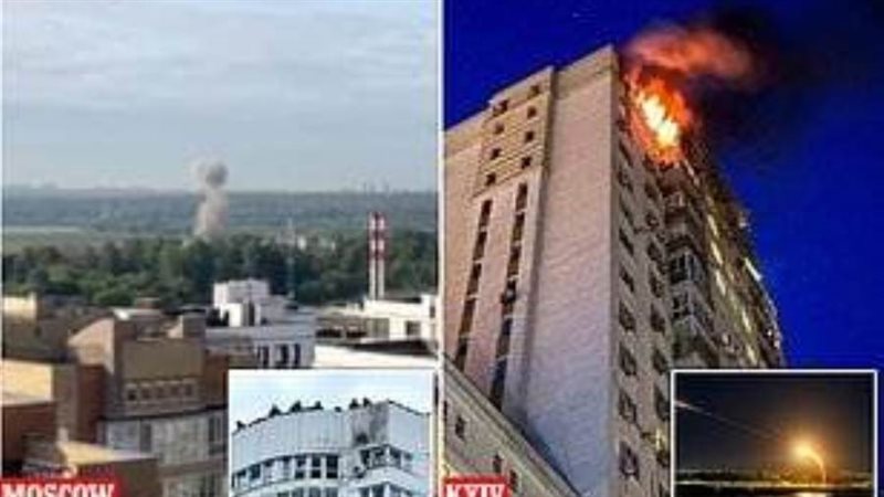 هجمات صاروخية بين