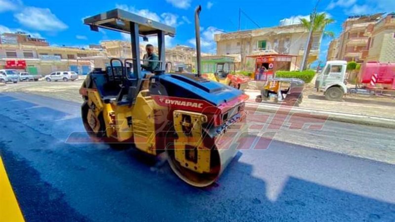 رصف وتطوير مصيف بلطيم