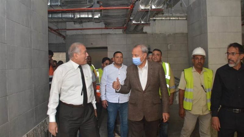 تفقد الأعمال بمستشفى