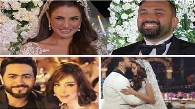  زواج وانفصال داخل الوسط الفني في شهر مايو الماضي  