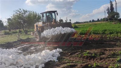 تنفيذ 10 قرارات إزالة تعديات على أراضي الدولة في بيلا