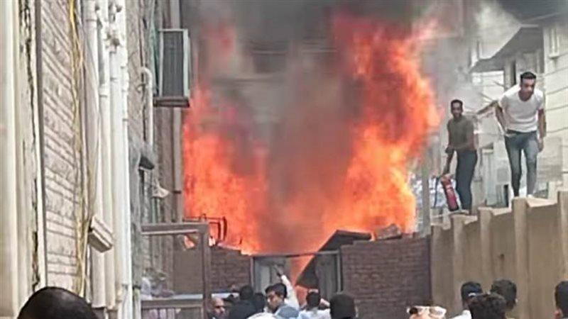 حريق المستشفى