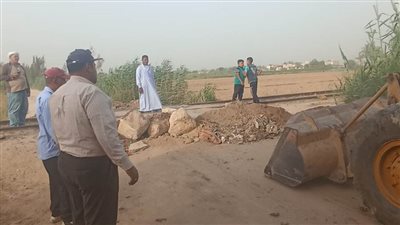 غلق 18 معبرًا مخالفًا على السكة الحديد في حملة بالبحيرة