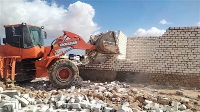 ضمن الموجة 21.. إزالة 6 حالات تعدٍ بالمنيا