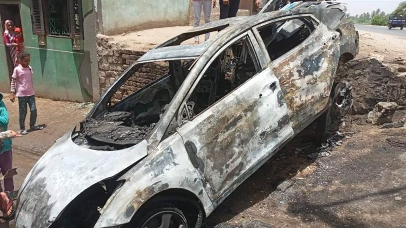 صابة شخصين في اشتعال