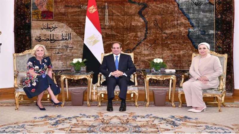 استقبال جيل بايدن