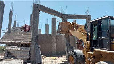 إزالة 362 حالة تعدٍ على الأراضي الزراعية وأملاك الدولة بالبحيرة