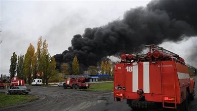 حريق في منشأة للطاقة في بيلجورود الروسية