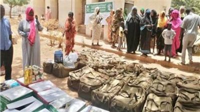 مركز الملك سلمان للإغاثة يوزع مساعدات إغاثية وغذائية في ولايات السودان