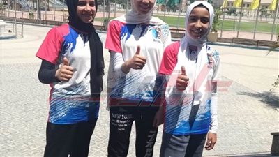 لاعبات تايكوندو مطوبس بمعسكر منتخب مصر بالمركز الأوليمبي