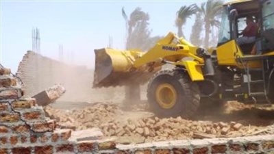 إزالة 50 حالة تعد على الأراضي الزراعية وأملاك الدولة بالشرقية