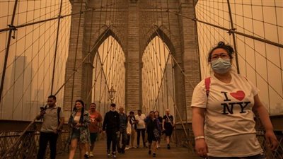 حرائق كندا تجعل من نيويورك الثانية عالميا من حيث تلوث الهواء