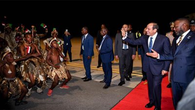 استقبال حافل للرئيس السيسي في زامبيا