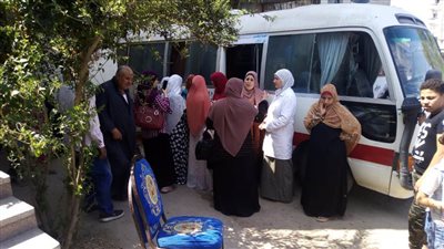 تنفيذ قافلة سكانية شاملة بقرية الشماسمة بالبحيرة