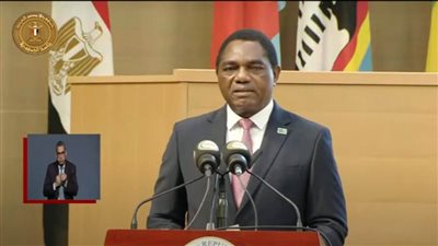 رئيس زاميبا: أشكر الرئيس السيسي على جهوده خلال رئاسة مصر للكوميسا