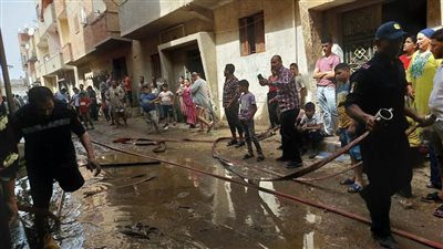 إخماد حريق بقرية بني زايد بمركز ناصر شمال بني سويف