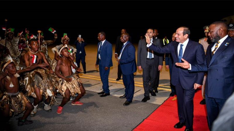 استقبال حافل للرئيس