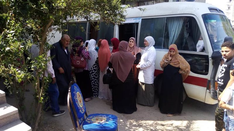 تنفيذ قافلة سكانية