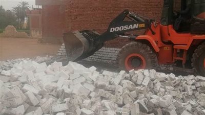 إزالة 16 حالة تعد بالبناء المخالف في 4 مراكز بالمنيا ضمن الموجة 21