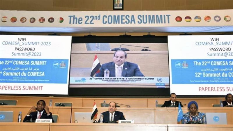 أثناء زيارة الرئيس