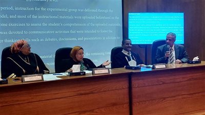 رسالة ماجستير عن فاعلية استراتيجية الصف المقلوب على كتابة المقال الجدلي لدارسي اللغة الإنجليزية 