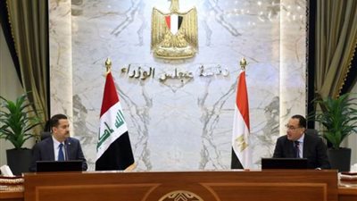 رئيسا وزراء مصر والعراق يترأسان أعمال الدورة الثانية للجنة العليا المصرية-العراقية المشتركة