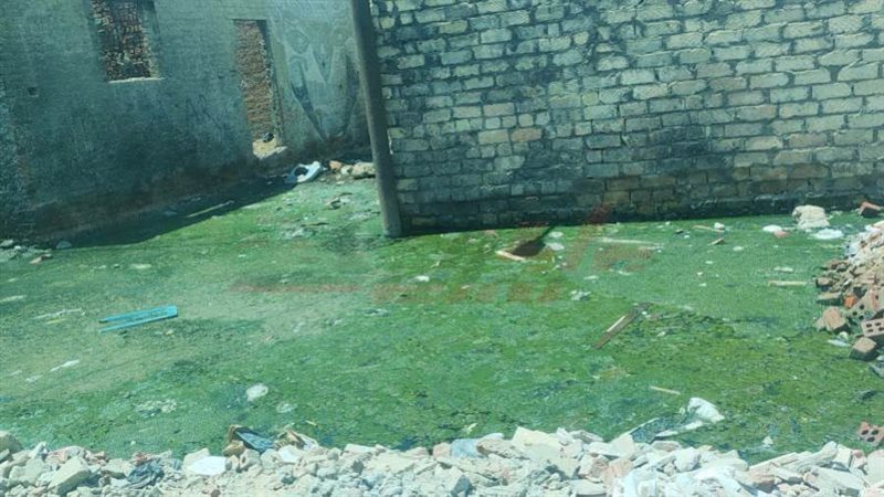 المنازل غارقة في