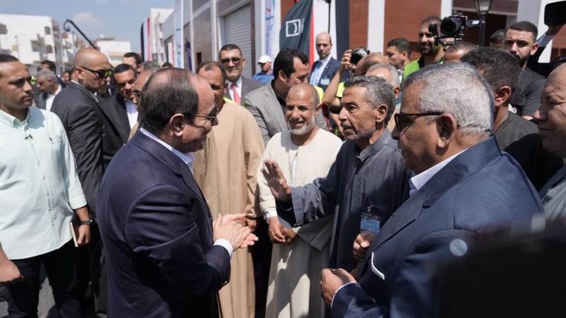 الرئيس السيسي يتفقد