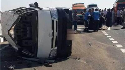 مصرع وإصابة ٢٠ في حادث مروع بالإسماعيلية 