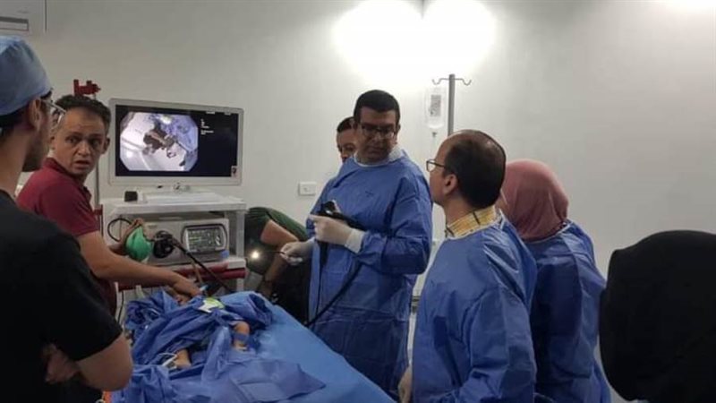 بدء تشغيل وحدة مناظير