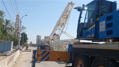 استئناف أعمال إحلال وتجديد كوبري علي باشا بمركز مطاي بالمنيا